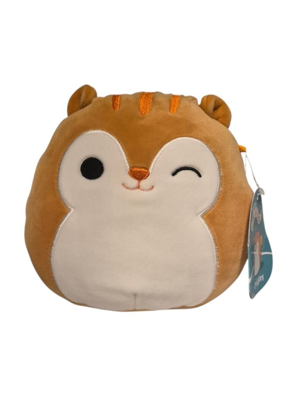 Quigley Chipmunk ORIGINAL Squishmallow Plush Brown Winking Stuffed Animal NWT
